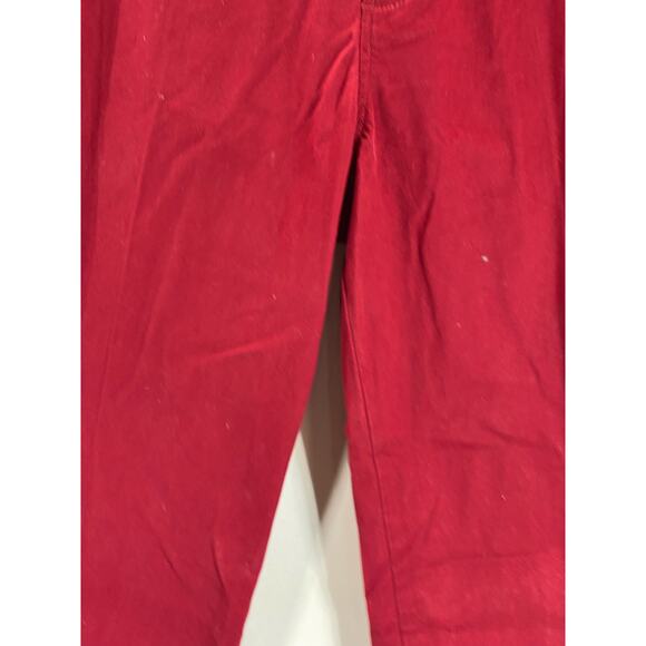 LACOSTE Men's Red Classic-Fit Straight-Leg Twill Chino Pant SZ 34 - Picture 6 of 14